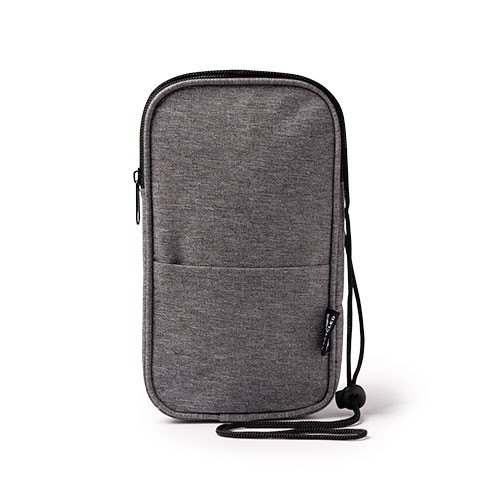 Cellphone case with melange finish. Main compartme Dores Cellphone case with melange finish. Main compartme Dores