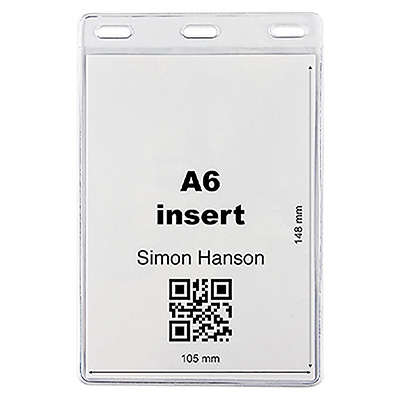 Aanpasbare kleurgecodeerde vinyl badgehouders - Creditcardformaat (CR80)