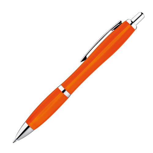 Plastic ball pen with metal clip Plastic ball pen with metal clip