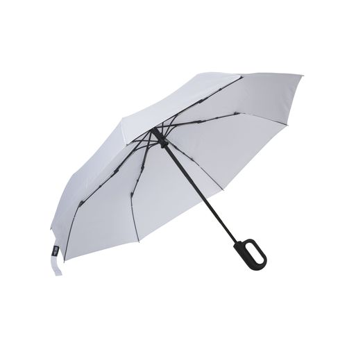 Parapluie automatique en R-PET avec poignée à mousqueton