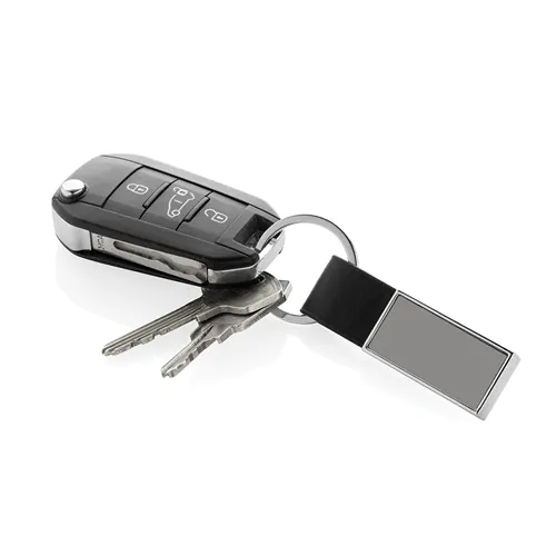 Lussuoso portachiavi in PU e lega di zinco RCS