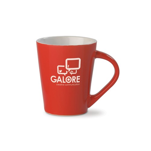 Bright red 'Nice' mug 270ml Bright red 'Nice' mug 270ml