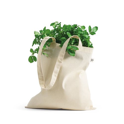 LEON. 100% biologisch katoenen tas (140 g/m²)