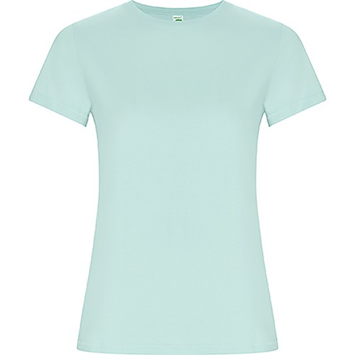 Fitted organic cotton t-shirt GOLDEN WOMAN