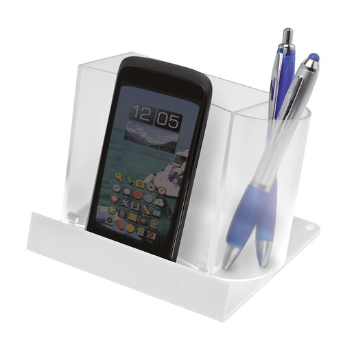 Soporte para móvil o tablet con porta notas Soporte para móvil o tablet con porta notas