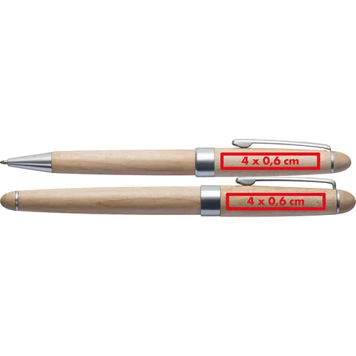 Conjunto de escritura en madera Indianapolis