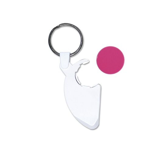 KEY-RING TOKEN HOLDER WITH SCRATCHCARD SCRAPER KEY-RING TOKEN HOLDER WITH SCRATCHCARD SCRAPER