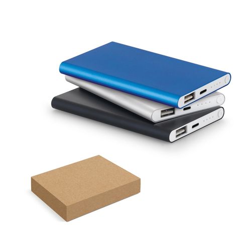 MARCET. Powerbank Slim 4'000 mAh aus 70 % recyceltes ABS (70% rABS) und 30 % recyceltes Aluminium (30% rAL) MARCET. Powerbank Slim 4'000 mAh aus 70 % recyceltes ABS (70% rABS) und 30 % recyceltes Aluminium (30% rAL)