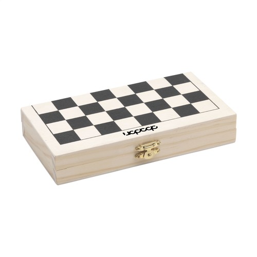 CheckMate Game Box 3-in-1 spel CheckMate Game Box 3-in-1 spel