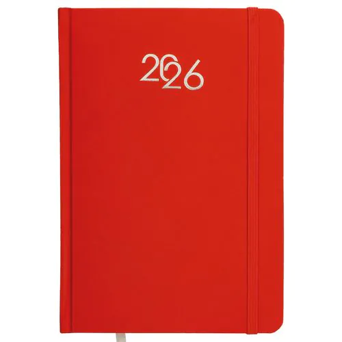 Agenda journalier 2026, couverture rigide en carton laminé Agenda journalier 2026, couverture rigide en carton laminé