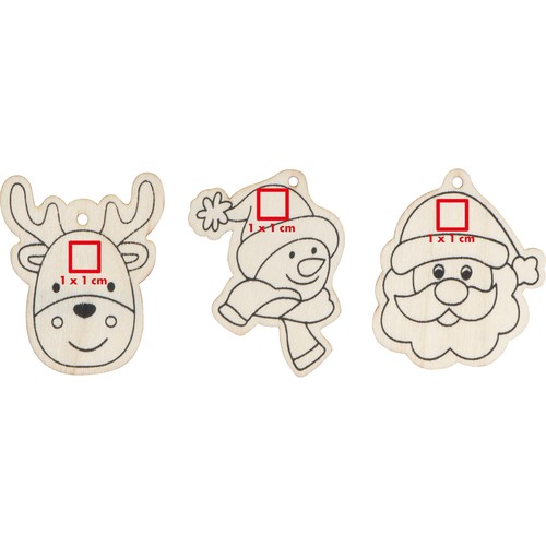 Christmas tree tag painting set Dresden Christmas tree tag painting set Dresden