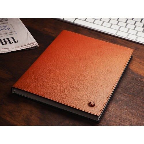 Cuaderno con ámbar