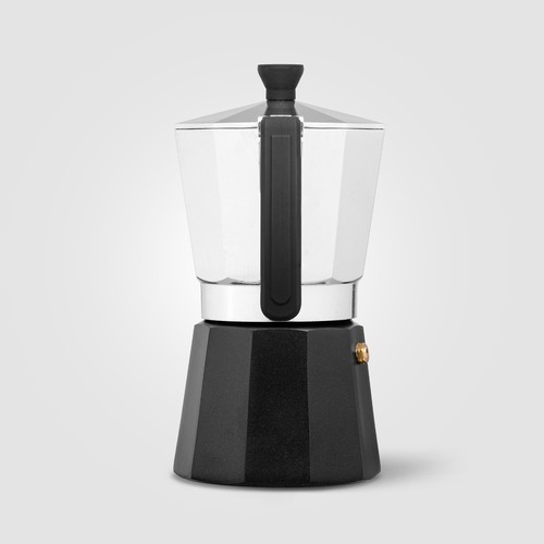 Caffettiera moka Grosche Milano in alluminio - 6 tazzine