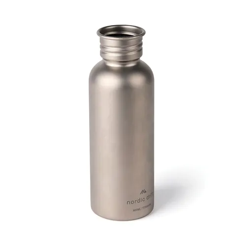 Bouteille d'eau 600ml ultra légère titane Nordic Drift Trail