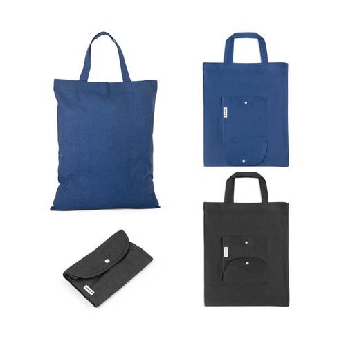 SIENA. Foldable bag in cotton (50%), recycled cotton (30%) and polyester (20% rPET) (140 g/m²) SIENA. Foldable bag in cotton (50%), recycled cotton (30%) and polyester (20% rPET) (140 g/m²)