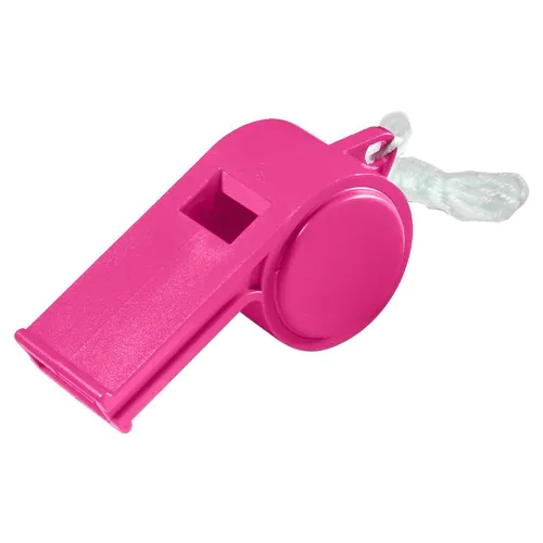 Sifflet à roulette "Sport" avec cordelette Sifflet à roulette "Sport" avec cordelette