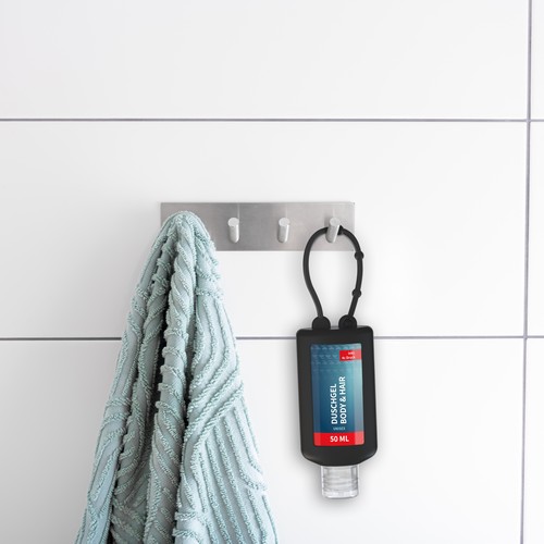 Shower Gel Rosemary-Ginger, 50 ml Bumper (black), Body Label