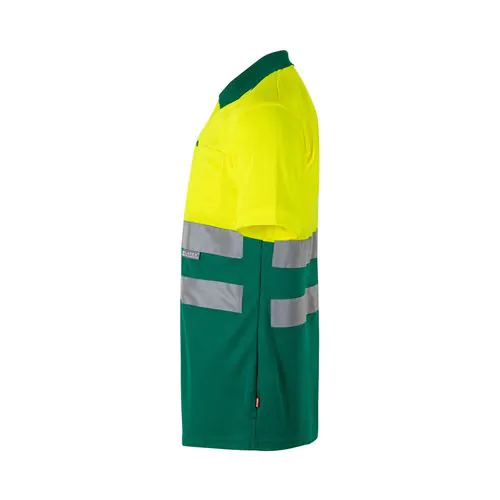 VL CUPID. Polo piqué bicolore (160g/m²) à manches courtes, en polyester (100%)