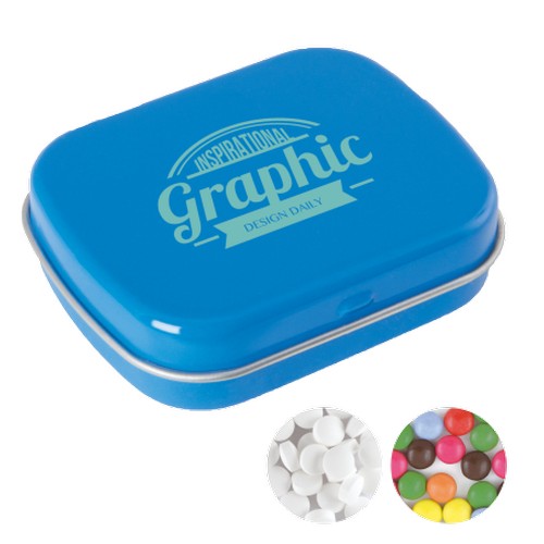 Boîte à charnière avec minties Boîte à charnière avec minties