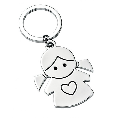 PORTE-CLES PETITE FILLE - COEUR - NO BOX PORTE-CLES PETITE FILLE - COEUR - NO BOX