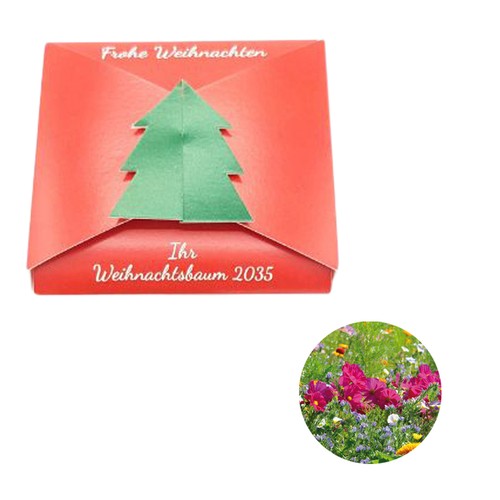 Closure – Fir Tree Seed Card - Summer flower mix