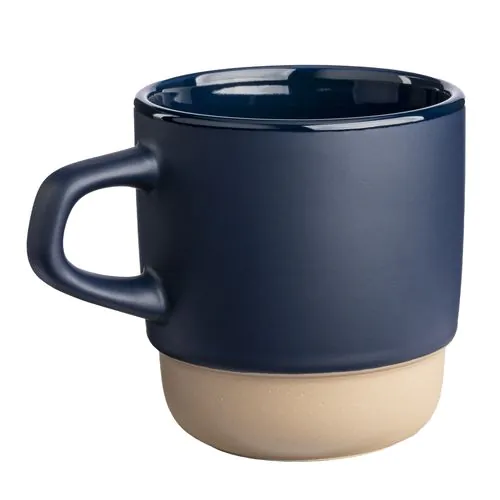 320 ml ceramic mug. Stackable. With matte exterior and glossy interior