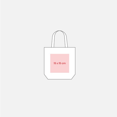 80 g / m2 R-pet mini shopping bag with short handles and gusset