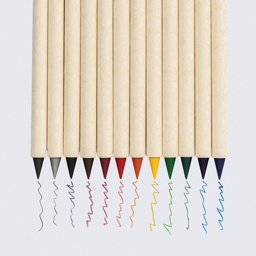 Set de 12 crayons de couleur GRS Infinity Micki