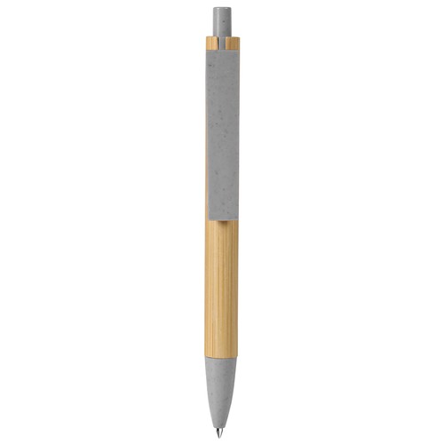 BALLPOINT PEN WITH BLUE REFILL IN BAMBOO AND WHEAT STRAW + ABS BALLPOINT PEN WITH BLUE REFILL IN BAMBOO AND WHEAT STRAW + ABS