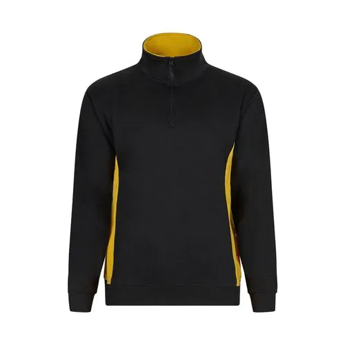 VL SVAROG. Sweat bicolore en éponge (260g/m²), en polyester (65%) et coton (35%)