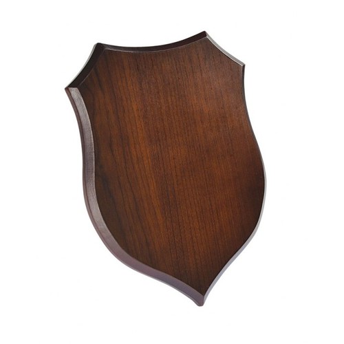 PLAQUE SHIELD WALNUT 190x260x15 mm PLAQUE SHIELD WALNUT 190x260x15 mm