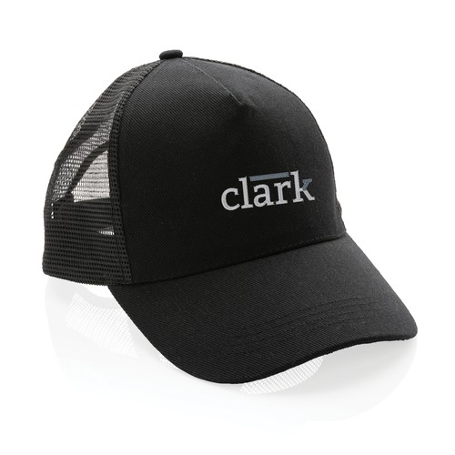 Casquette filet 5 panneaux coton recyclé Impact AWARE™ Casquette filet 5 panneaux coton recyclé Impact AWARE™