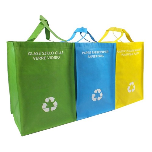 Recycle waste bags, 3 pcs | Justin Recycle waste bags, 3 pcs | Justin