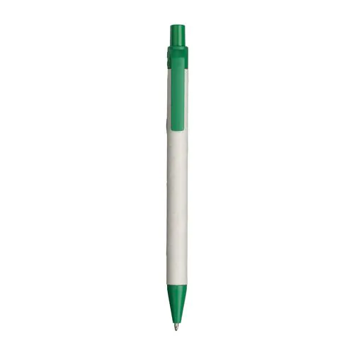 Stylo à bille en papier recyclé avec détails en PLA coloré Stylo à bille en papier recyclé avec détails en PLA coloré