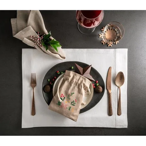 GIBRALTAR. Sac cadeau en coton recyclé (70%) et polyester (30% rPET) (140 g/m²)