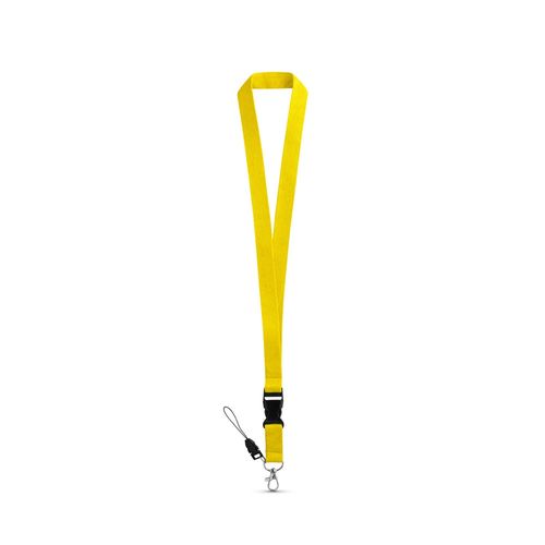 ANQUETIL. Polyester lanyard with metal carabiner ANQUETIL. Polyester lanyard with metal carabiner