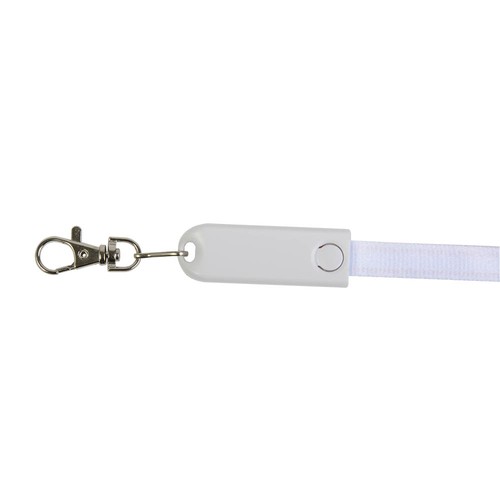 Lanière avec mousqueton avec fonction de cable de recharge avec prise Micro-USB/Lightning/ Lanière avec mousqueton avec fonction de cable de recharge avec prise Micro-USB/Lightning/