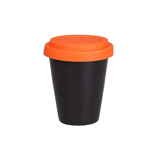 Mug Freedom Small Classic 200ml satin black/orange