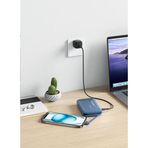 Belkin BoostCharge Power Bank 10K Câble intégré
