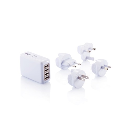Adaptateur de voyage avec 4 ports USB Adaptateur de voyage avec 4 ports USB
