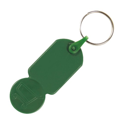 Trolley coin holder key-ring