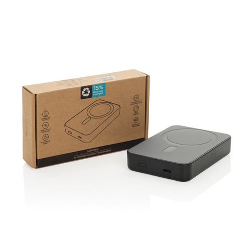 Amporia RCS rplastic magnetische 10.000 mAh powerbank Amporia RCS rplastic magnetische 10.000 mAh powerbank