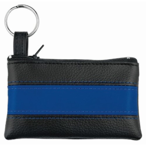 CreativDesign® key bag "LookPlus" black/blue