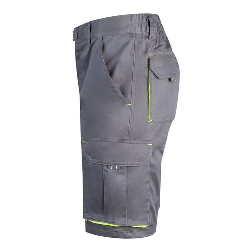 VL HEMERA. Two-tone, multi-pocket stretch Bermuda shorts (240g/m²), in cotton (46%), EME (38%) and polyester (16%) VL HEMERA. Two-tone, multi-pocket stretch Bermuda shorts (240g/m²), in cotton (46%), EME (38%) and polyester (16%)