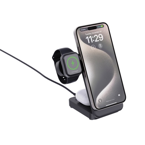 Cargador magnético 3 en 1 RCS Urban Vitamin Arcadia 15W Cargador magnético 3 en 1 RCS Urban Vitamin Arcadia 15W