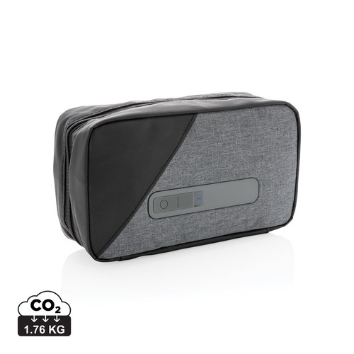 Portable UV-C steriliser pouch with integrated battery Portable UV-C steriliser pouch with integrated battery