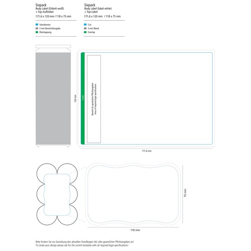 Beer (GER), 250 ml, Body Label, 6pack Beer (GER), 250 ml, Body Label, 6pack