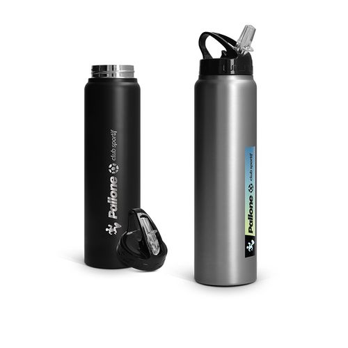 STAINLESS STEEL BOTTLE WITH STRAW