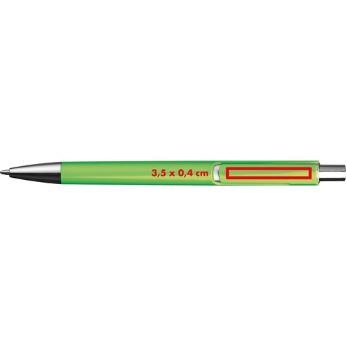 Stylo bille avec applications argentées Stylo bille avec applications argentées