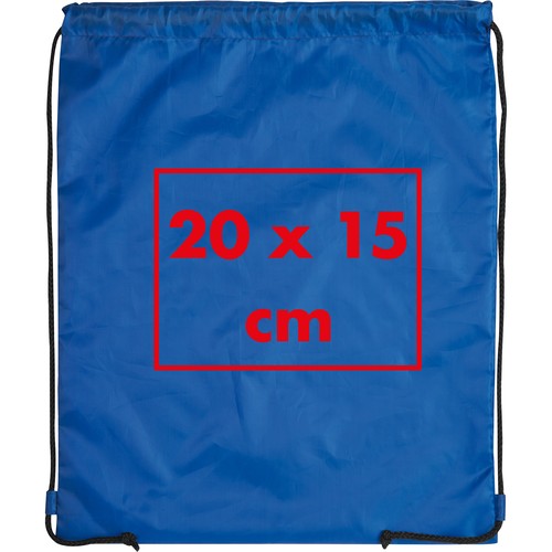 Gymbag van gerecycled polyester